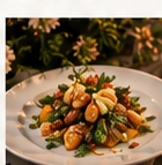 Catered event food